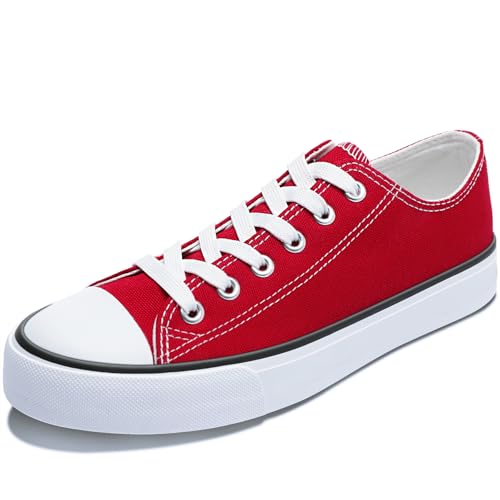 Image of Obtaom Unisex Canvas Shoes Low Top Fashion Sneakers Slip on Walking Shoe