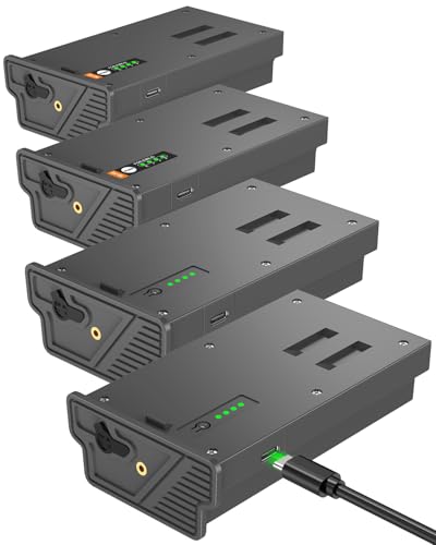 Image of Artman Rechargeable Lipo Lithium Battery Pack for Trail Camera Reveal X Pro 3.0, Pro, X Gen 3.0, X Gen 2.0, X Ultra 3.0, SK, XB, X - Upgraded LED Meter and Solar Charging (4-Pack)