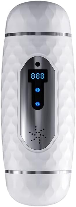 Miniatura 4 de Juguetes sexuales para hombres, masturbador masculino automático con bomba de 12 modos de empuje y vibración, fácil de limpiar