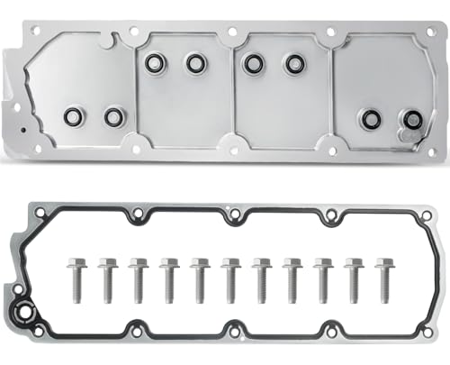 LS Gen 4 (IV) Valley Cover Plate Kit Non AFM DOD Block Off Plate Compatible with Chevy Silverado Express Tahoe Suburban Trailblazer GMC Sierra Savana Yukon Cadillac Escalade H3 Replace 12598832