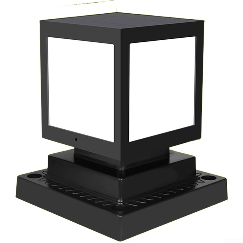 Lampe solaire de jardin en plastique ABS blanc chaud IP44(D)