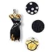 ZYDANC Halter Neck Salsa Dance Performance Costumes Fringe Latin Rumba Skirt Sleeveless Backless Cha Cha Dance Outfit,A,M