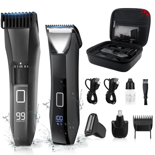 Manscape Beard Trimmer for Men, Groin & Body Hair Trimmer, Ball S...
