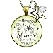 Gutsy Goodness Nothing Can Dim Light Shine Necklace Life Quote Star Charm24