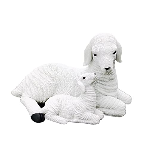 Homesogood Goat Figurine Garden Landscape Ornament Decoration For Backyard Outdoor Lamb Statue Home Decorative Resin Crafts(Style-2) #TOP26
