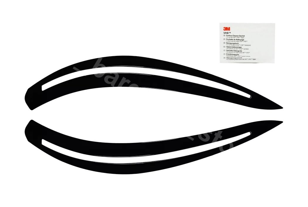 Cubierta de Adorno Tipo Ceja/Párpado para Faros Delanteros para BMW E60 E61 5 SERIES M5 2003-2010