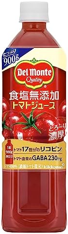 （06:30時点） Del Monte デルモンテ 食塩無添加トマトジュース900g×12【Amazon.co.jp限定】