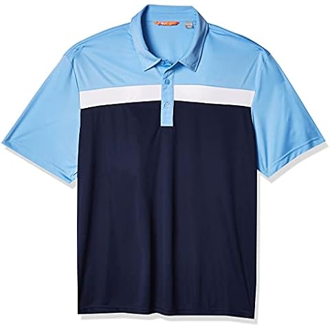 CBUK Men's Chambers Colourblocked Polo Shirt Cover