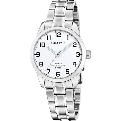 Montre femme Calypso en acier inoxydable : oubliez les rayures grâce au verre minéral