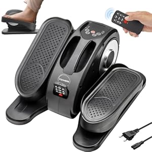 Mini Eliptica Portátil, Ejercitador de Pedal Elíptico, Ejercitador de piernas, Entrenador Elíptico Debajo del Escritorio, Gimnasia pasiva