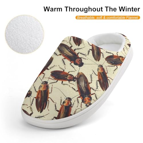 Cockroach Cute Cotton Slippers Anti-slip House Shoe Slipper Indoor Outdoor4