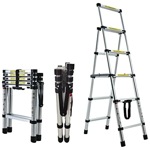 DICN Telescoping Ladder, 330 lbs Capacity Cover
