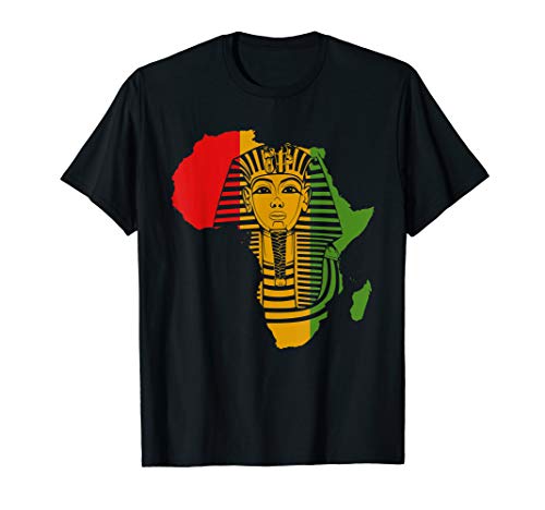 Alkebulan Dynasty Co.African Gift for Men Egyptian Pharaoh King Tut Dashiki T-ShirtOEKO-TEX STANDARD 100