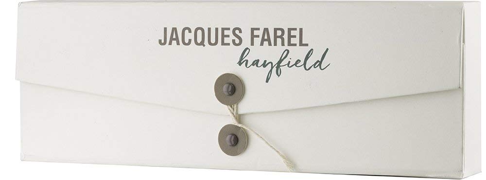 Jacques FAREL Hayfield Nachhaltige Damen Holz-Armbanduhr Walnuss Öko-Leder Terra-Braun Analog Quarz Stahl-Gehäuse 3 Bar ORW 1002