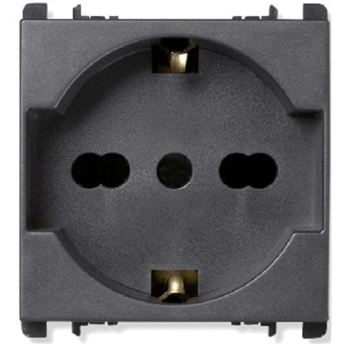 P40 Simon Urmet Nea 10310N2 - Enchufe 2P + E 16 A, color antracita