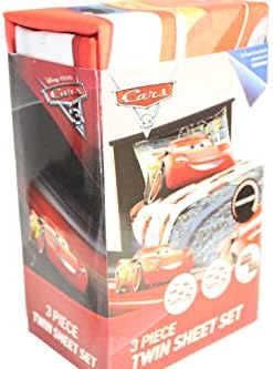 Disney Pixars Cars JF29586WM Twin Sheet Set, Kid's Bedding