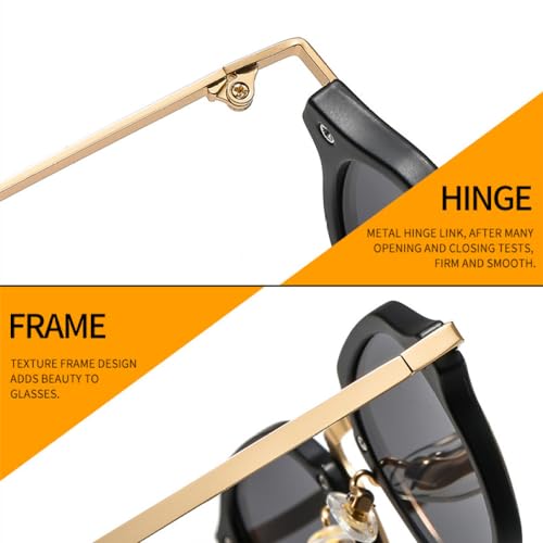 Metal PC Punk Sunglasses Women Fashion Vintage Sun Glasses Men Square Anti UV Shades Goggles Glasses4