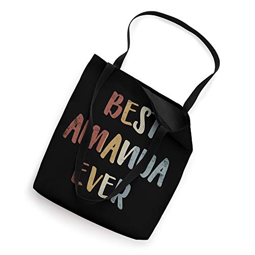 Bolsa Tote de Regalo Retro Vintage Best Amanda Ever miniatura 2