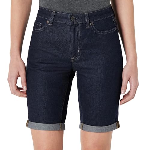 Amazon Essentials Women's Mid-Rise Slim-Fit Bermuda Shorts with Pockets, Rinse, 20
