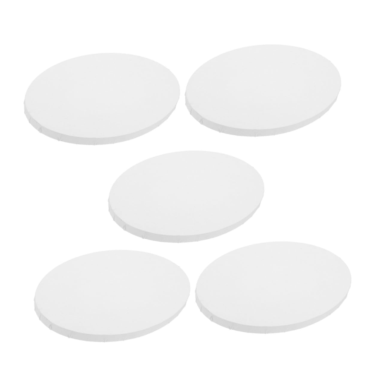 Homoyoyo 5piezas Marco de Pintura al Óleo Ovalado de Paneles Tablero de Lienzo para Pintar al Óleo y Acrílico con Bastidor de Madera para Proyectos Artísticos Casa o Estudio