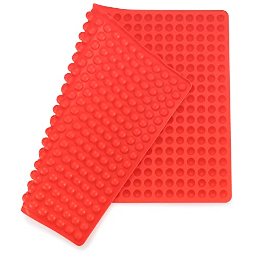 MUELODSIC Silikon Backmatte Rund - 34,5cm Antihaft & Hitzebeständig | Für Pizza & Kuchen