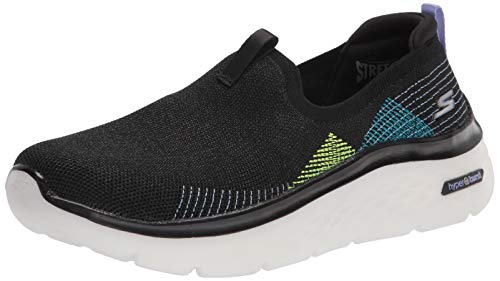 Skechers Women's Go Walk Hyper Burst Knit Slip on Sneaker