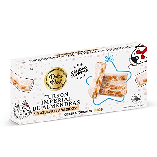 DIA DULCE NOEL turrón imperial de almendras sin azúcar estuche 150 gr
