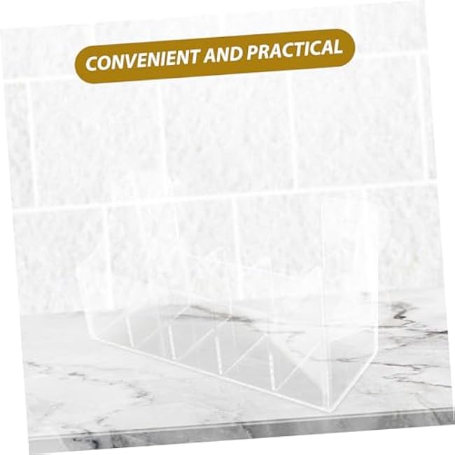 Suction Cup Acrylic Beverage Storage Rack for Fridge Door Space-saving Organizer for Bottles and Cans Easy to Clean Compartments for Home and Office Use