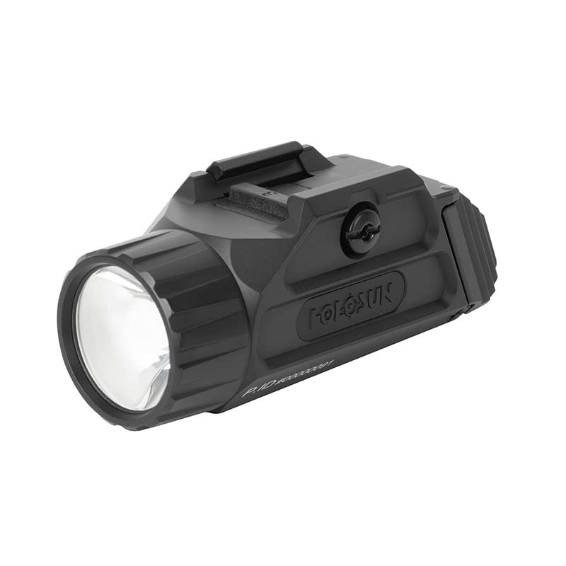 P.ID-HC - High Candela Pistol Light, 800 Lumen Weapon Light with 42,000 Candela Output, Magnetic USB Charging, Rechargeable 18350 Battery, IPX8 Waterproof, Aluminum Housing