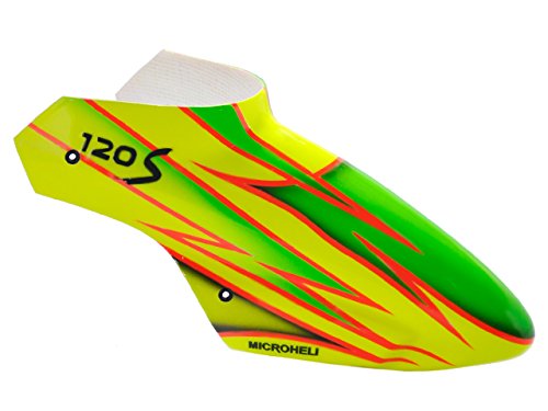 MICROHELI Airbrush Fiberglass Flash Canopy - Blade 120 S / S2