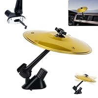 mobumeia Auto Crash Becken, Lustiges Auto Mini Trommel Cymbals Musikinstrument Car Cymbal Air Vent, Einfache Installation - für alle Arten von Fahrzeugen