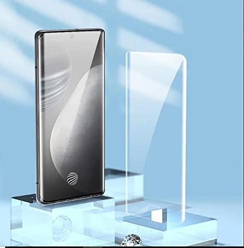 Image of Premium Tempered Glass Design for Vivo X70 Pro Plus Advanced Border Less Full Edge to Edge 3D Curved UV Screen Protector and Easy Installation Kit (Pack of 1)- By Blackwik