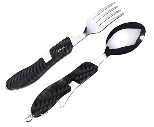 KTX7® Campingbesteck – Klappbesteck - Reisebesteck – Outdoor Besteck