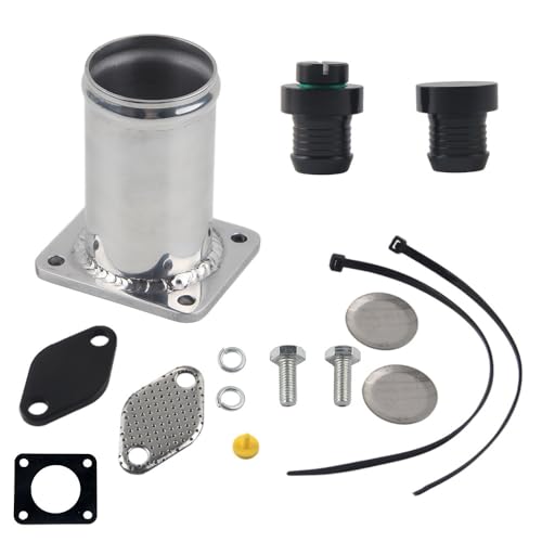 KAOLALI Kit di rimozione valvola EGR compatibile con 3 E46, 5 E60, E61, 7 E65, kit di rimozione valvola EGR per X3 E80, X5 E53 con motori 3.0 M57N, 1171778999, 1117804379