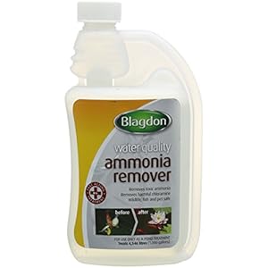 Blagdon Pond Water Treatment Ammonia & Chloramine Remover, Fast Acting, Safe for Fish, Wildlife & Pets, 500ml, Treats 4,546 Litres of Pond Water