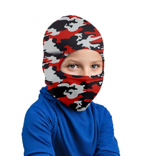 Touca Ninja Balaclava Proteção Uv50+ Infantil Kids Fantasia Halloween Térmica Resistente (Poliéster,