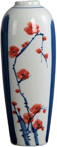 Rohcghc One Color Chinese Porcelain Vases, Ceramic Vase,Flower,Chinese,Art Decorative, 17.6Cm Jingdezhen With Style