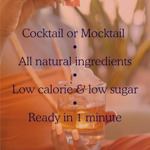 Image of SAYSO Honey Rosemary Moscow Mule & Old Fashioned - Instant Cocktail or Mocktail Mixers - No Hot Water - Professionally Crafted - Home Bar - Organic Ingredients, 16-Pack