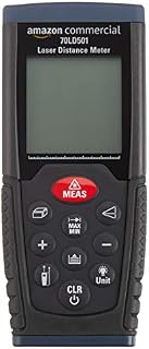 AmazonCommercial Laser 50m Distance Meter, Fast Measurement Ability of Outdoor Space