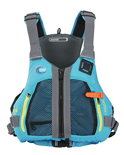MTI Destiny Women's Life Jacket - Tropical Blue/Light Gray - SM/MD (29-40")