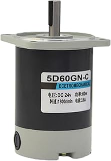 Davitu DC Motor - 60W Electric Micro DC High Speed Motors 24V 1800/3000RPM Long Life Adjustable Speed Reversible DC Permanent Magnet Motor - (Speed(RPM): 24v 3000rpm)