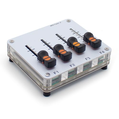 4-Channel MIDI Fader with Custom CC Mapping – 42mm USB-C for DAW