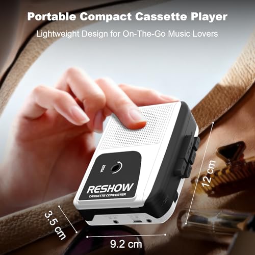 Convertisseur USB vers MP3 et baladeur cassette compact avec écouteurs Reshow - 7