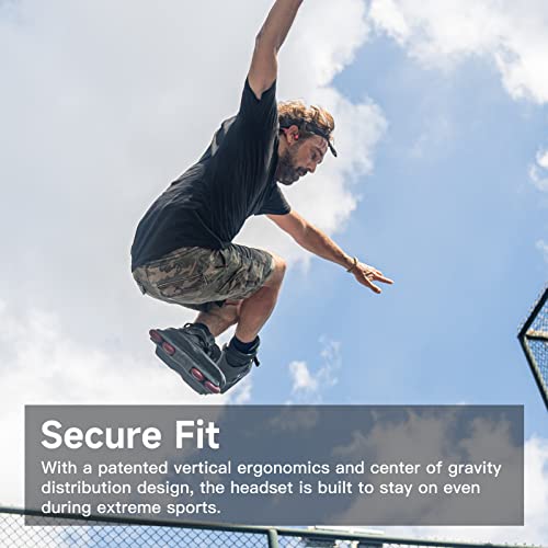 mojawa Run Air Knochenleitungs-Kopfhörer, kabelloser Bluetooth-Kopfhörer, mit tiefem Bass und sicherem Sitz, IP67 wasserdicht, für Lauftraining, Weiß – Bild 6