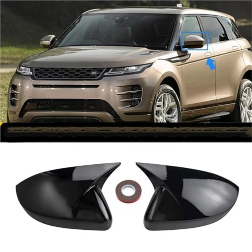 Coquille Rétroviseur Jaguar E-Pace Rénovation Remplacement Rayures Noir - 4