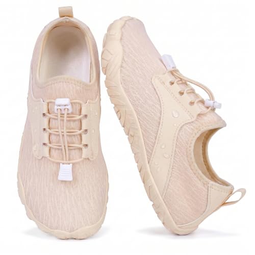 Image of Barefoot Water Shoes for Men Women 2026 Quick Dry Athletic Shoes Non-Slip Wide Toe Aqua Footwear Beach Swim Hiking Kayaking Yoga Outdoor Sport