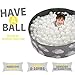 Heopeis 2.75inches Ball Pit Balls - Pearl White Plastic Ball Play Balls BPA Free Phthalate Free Non-Toxic Play Balls for Children Ball Pit Party Brithday Ball Pool Tent,50pcs