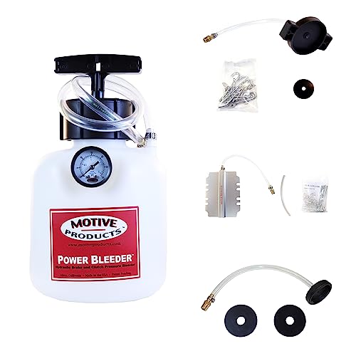 Motive Products 0254 Custom Power Bleeder 2-Quart Tank with Hose and Adapters, Compatible with GM Vehicles