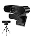 Price comparison product image USB Webcam with Built in Noise Reduction Microphone, 1080P HD Streaming Webcam With Privacy Cover & Tripod, Plug & Play Webcam for PC, MAC, Laptop, Youtube, Video Call, Study, Meeting, (Black