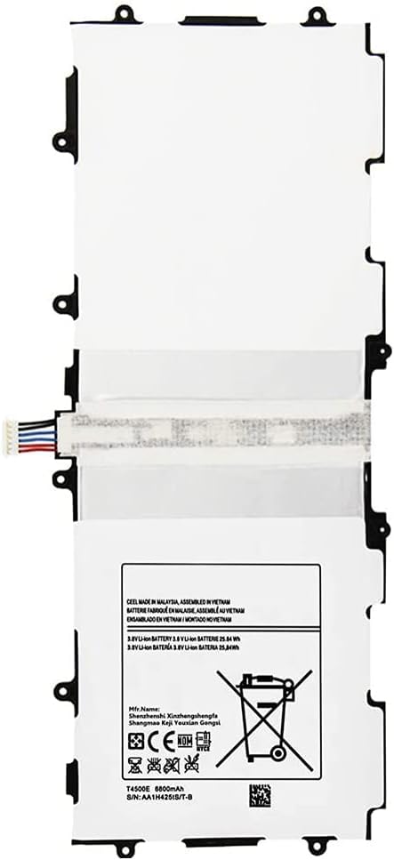 MOBILEX® Batería T4500E para Samsung Galaxy Tab 3 (10.1) | 6800mAh   OEM | Interna Repuesto con Adhesivo | Capacidad Original
